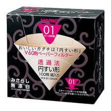 Hario V60 1 cup dripper filter papers