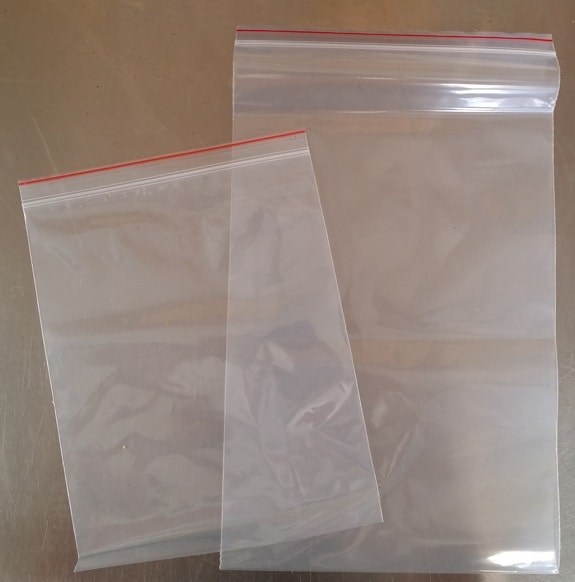 Plastic Ziplock bags
