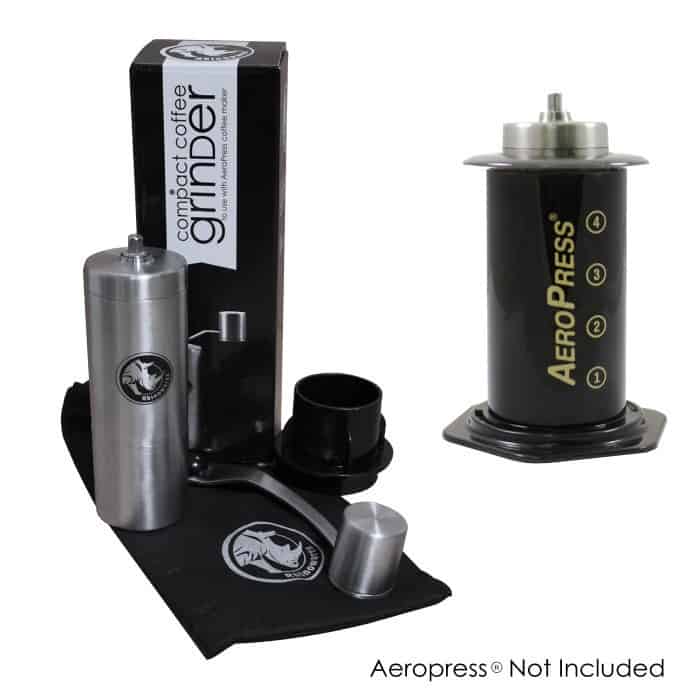 Rhinowares compact Hand Grinder - with adaptor-0