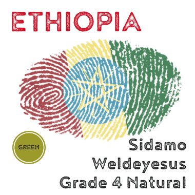 Ethiopia Sidamo Grade 4 Natural (green)-0