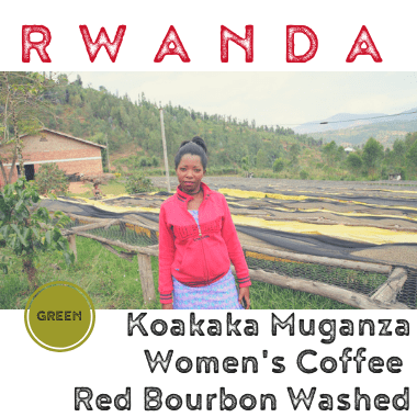 Rwanda Koakaka Muganza Women's Red Bourbon washed (green)-0